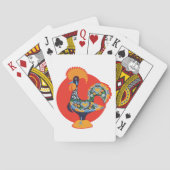Portugese rooster pokerkaarten (Achterkant)