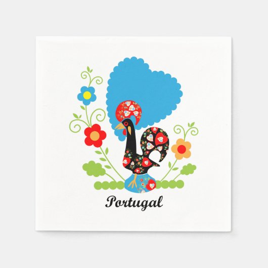 Portugese rooster servet (Voorkant)