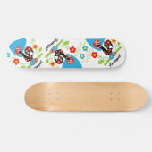 Portugese rooster skateboard (Horizontaal)
