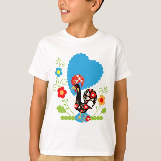 Portugese rooster t-shirt (Voorkant)