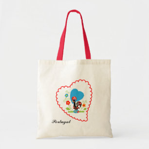 Portugese rooster tote bag