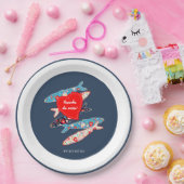 Portugese sardines papieren bordje (Feest)