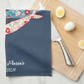 Portugese sardines theedoek (Quarter Fold)