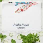 Portugese sardines theedoek (Gevouwen)