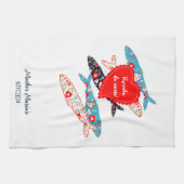 Portugese sardines theedoek (Horizontaal)