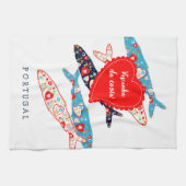 Portugese sardines theedoek (Horizontaal)