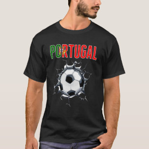 portugese sporters - portugese Football in krac T-shirt