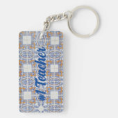  Portugese Tegel #1 Onderwijs Sleutelhanger (achterkant)