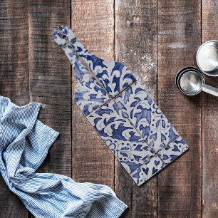 Portugese tegels - Azulejo Blue en White Floral Snijplank