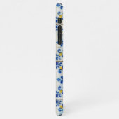 Portugese tegels - Azulejo Blue en Yellow Pattern iPhone Hoesje (Linkerkant)