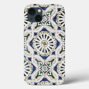 Portugese tegels - Azulejo Colorful Geometric iPhone 13 Hoesje