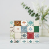 Portugese tegels briefkaart (Staand voorkant)