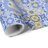 Portugese Tegels en sardines Cadeaupapier (Rol Hoek)