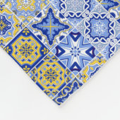 Portugese Tegels en sardines Fleece Deken (Hoek)