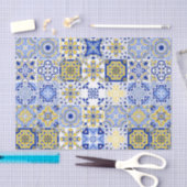 Portugese Tegels Patroon Tissuepapier (Craft)