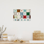Portugese tegels poster (Keuken)