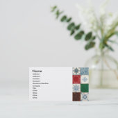 Portugese tegels visitekaartje (Staand voorkant)