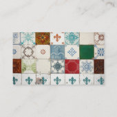 Portugese tegels visitekaartje (Achterkant)