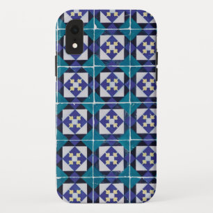 Portugese Tiles - Azulejo Diamond Geometric iPhone XR Hoesje