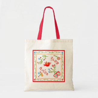 Portugese valentijnse liefdeszakdoeken tote bag