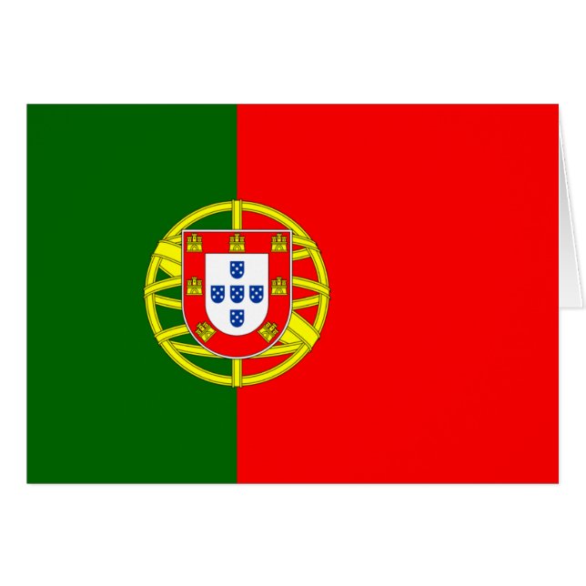 Portugese vlag (Voorkant Horizontaal)