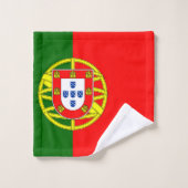 Portugese vlag bad handdoek (Wasdoekje)
