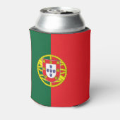 Portugese vlag blikjeskoeler (Blikje Achterkant)