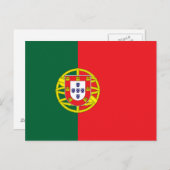 Portugese vlag briefkaart (Voorkant / Achterkant)