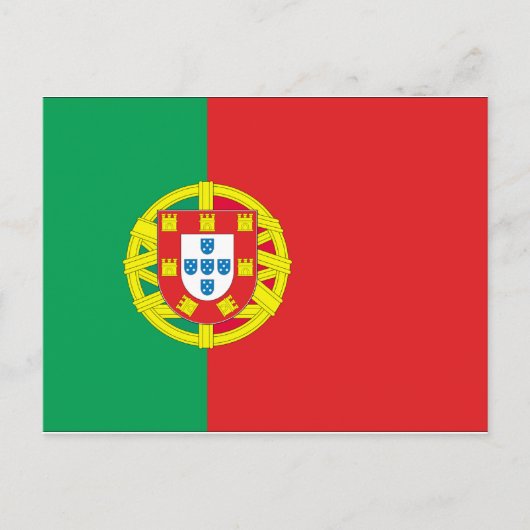 Portugese vlag briefkaart (Voorkant)