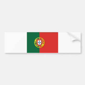 Portugese vlag bumper sticker