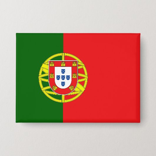 Portugese vlag button (Voorkant)