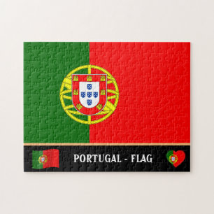 Portugese vlag en Portugees land/Portugal Legpuzzel