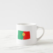 Portugese vlag espresso kop (Rechts)