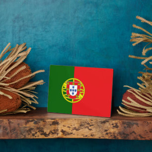 Portugese vlag fotoplaat