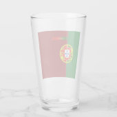 Portugese vlag glas (Achterkant)