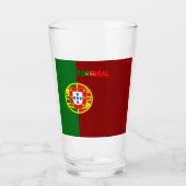 Portugese vlag glas (Voorkant)