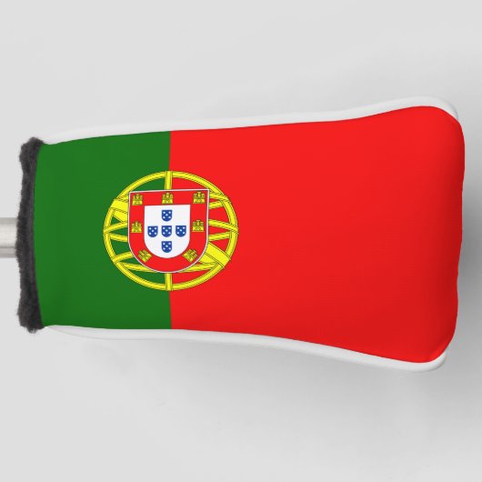 Portugese vlag golfheadcover (Voorkant)