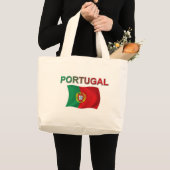 Portugese vlag grote tote bag (Voorkant (product))