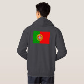 Portugese vlag hoodie (Achterkant volledig)