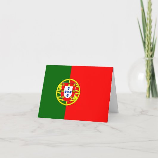 Portugese vlag kaart (Voorkant)
