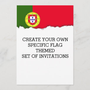 Portugese vlag kaart