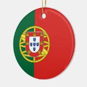 Portugese Vlag Keramisch Ornament (Links)