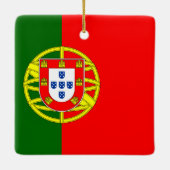 Portugese vlag keramisch ornament (Achterkant)