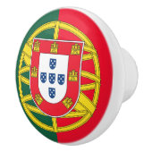 Portugese vlag keramische knop (Rechts)