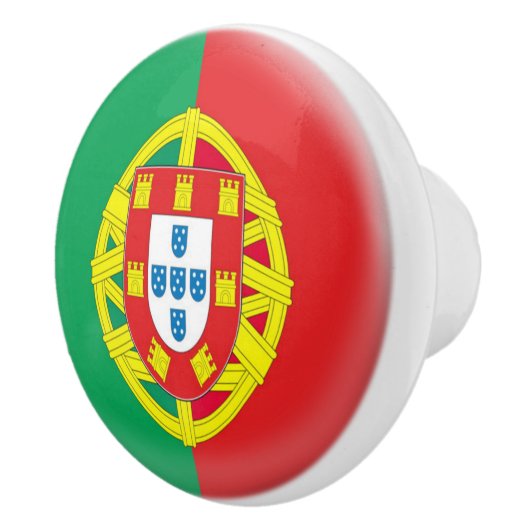 Portugese vlag keramische knop (Rechts)