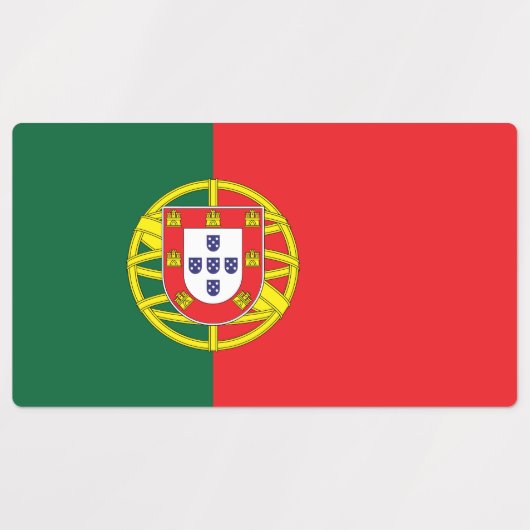 Portugese vlag labels (Design 1)