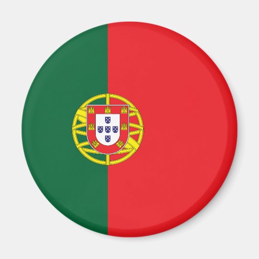 Portugese vlag magneet (Voorkant)