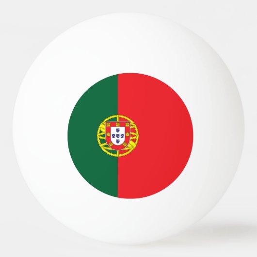 Portugese vlag pingpongballen (Voorkant)