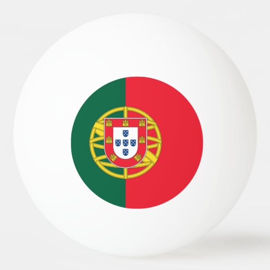 Portugese vlag pingpongballen (Voorkant)