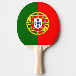 Portugese vlag pingpongpeddel voor tafeltennis tafeltennisbatje
